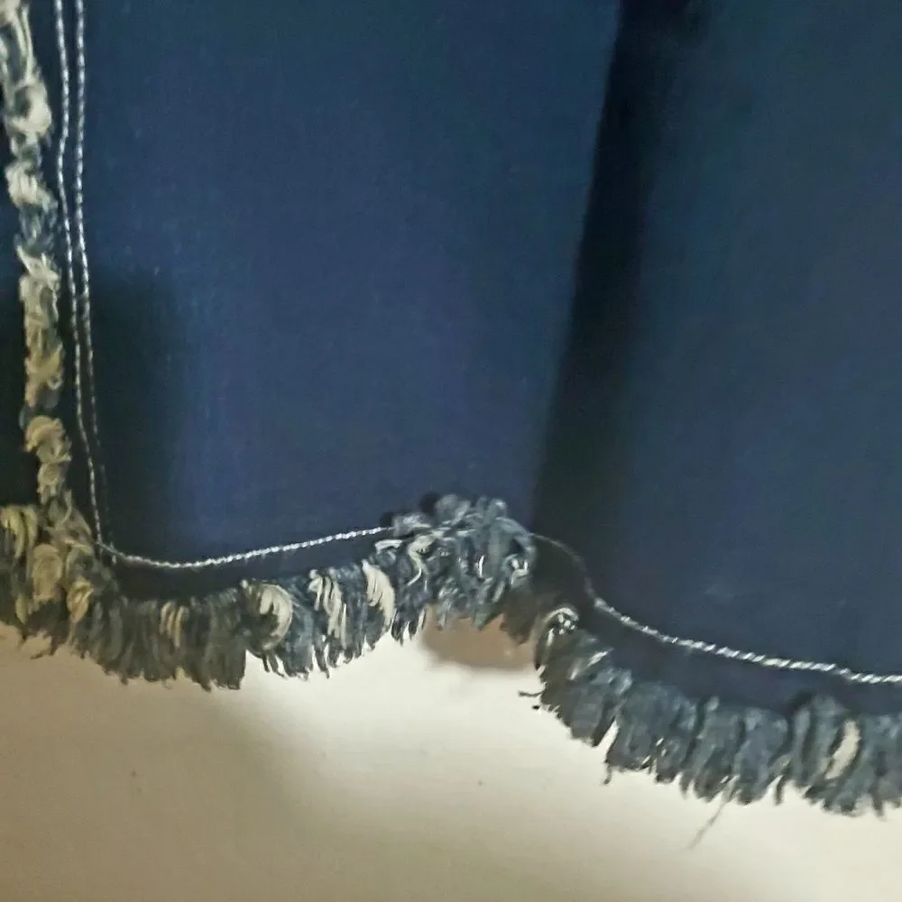 Dating U.S.A. Denim Western Vest Size Large